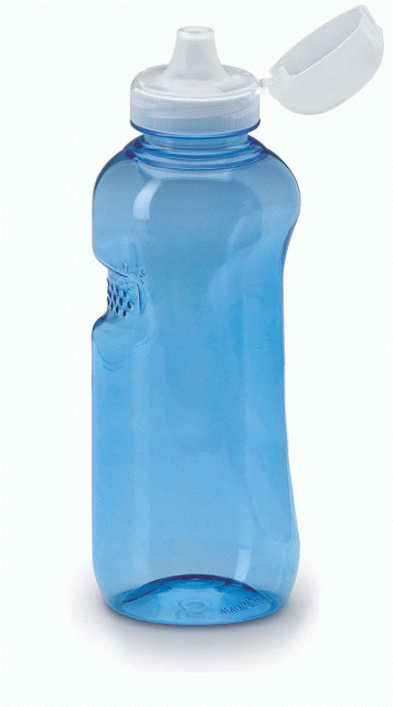 Ergonomie Trinkflasche 1000 ml mit Flip Flop 