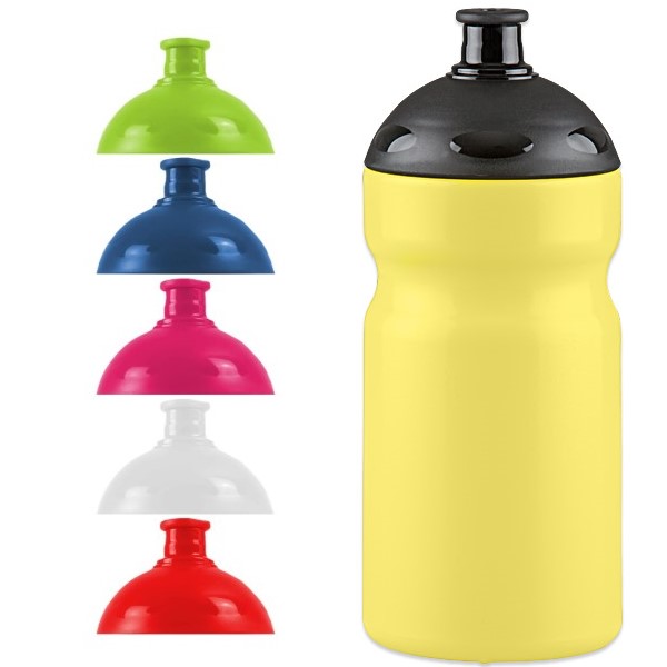 Fahrrad-Trinkflasche "Fitness" 500 ml gelb | Digitaldruck