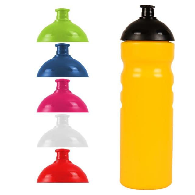 Fahrrad-Trinkflasche "Fitness" 750 ml gelb | Siebdruck, 1-farbig