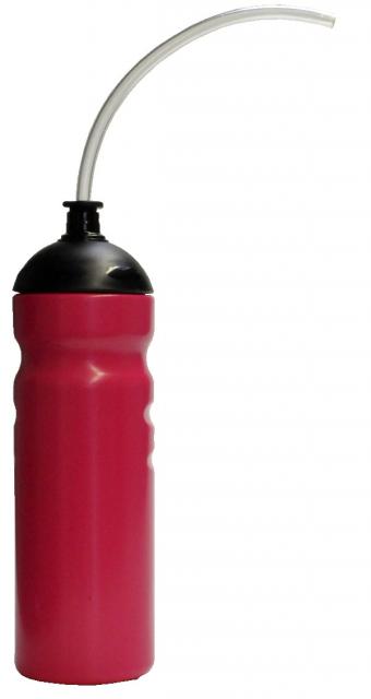 Trinkschlauchflasche 750 ml magenta | Siebdruck, 3-farbig