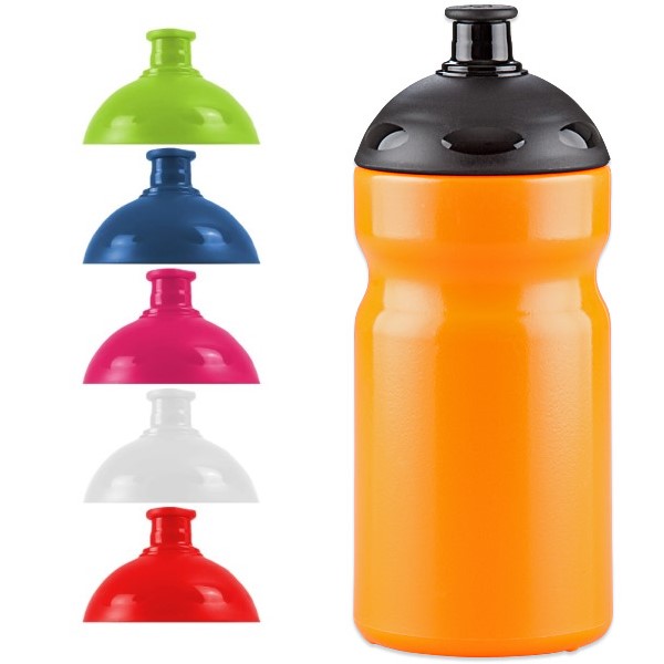 Fahrrad-Trinkflasche "Fitness" 500 ml orange | Digitaldruck