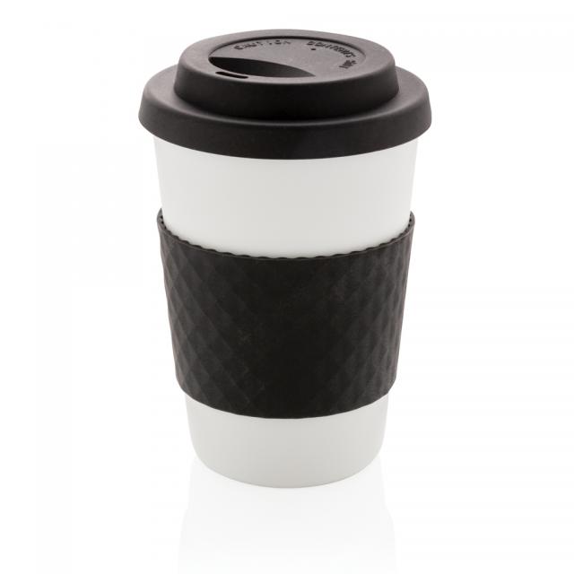 Wiederverwendbarer Kaffeebecher 270ml schwarz | Unbedruckt