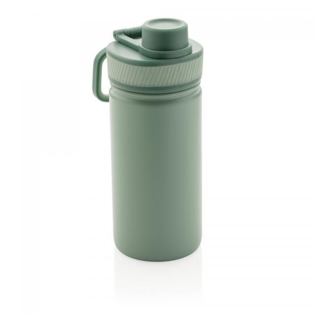 Sport Vakuum-Flasche aus Stainless Steel 550ml grün, grün | Digitaldruck