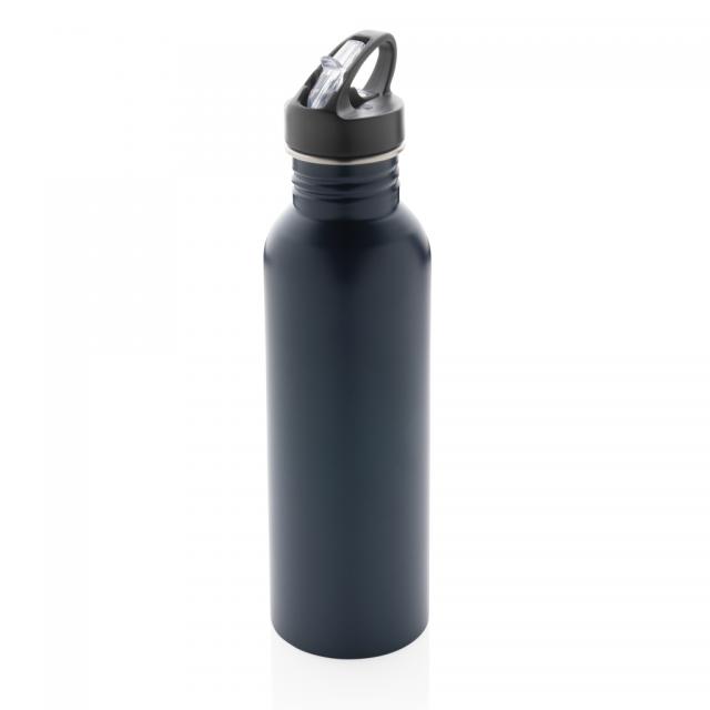 Deluxe Sportflasche aus Edelstahl navy blau | Digitaldruck