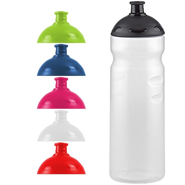 Fahrrad-Trinkflasche "Fitness" 750 ml transparent | Digitaldruck