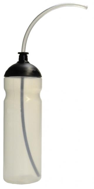 Trinkschlauchflasche 750 ml transparent | Siebdruck, 3-farbig